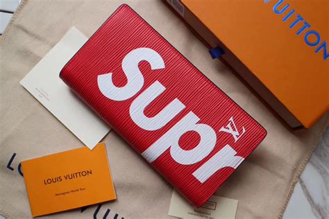 supreme lv wallet real|real supreme wallet.